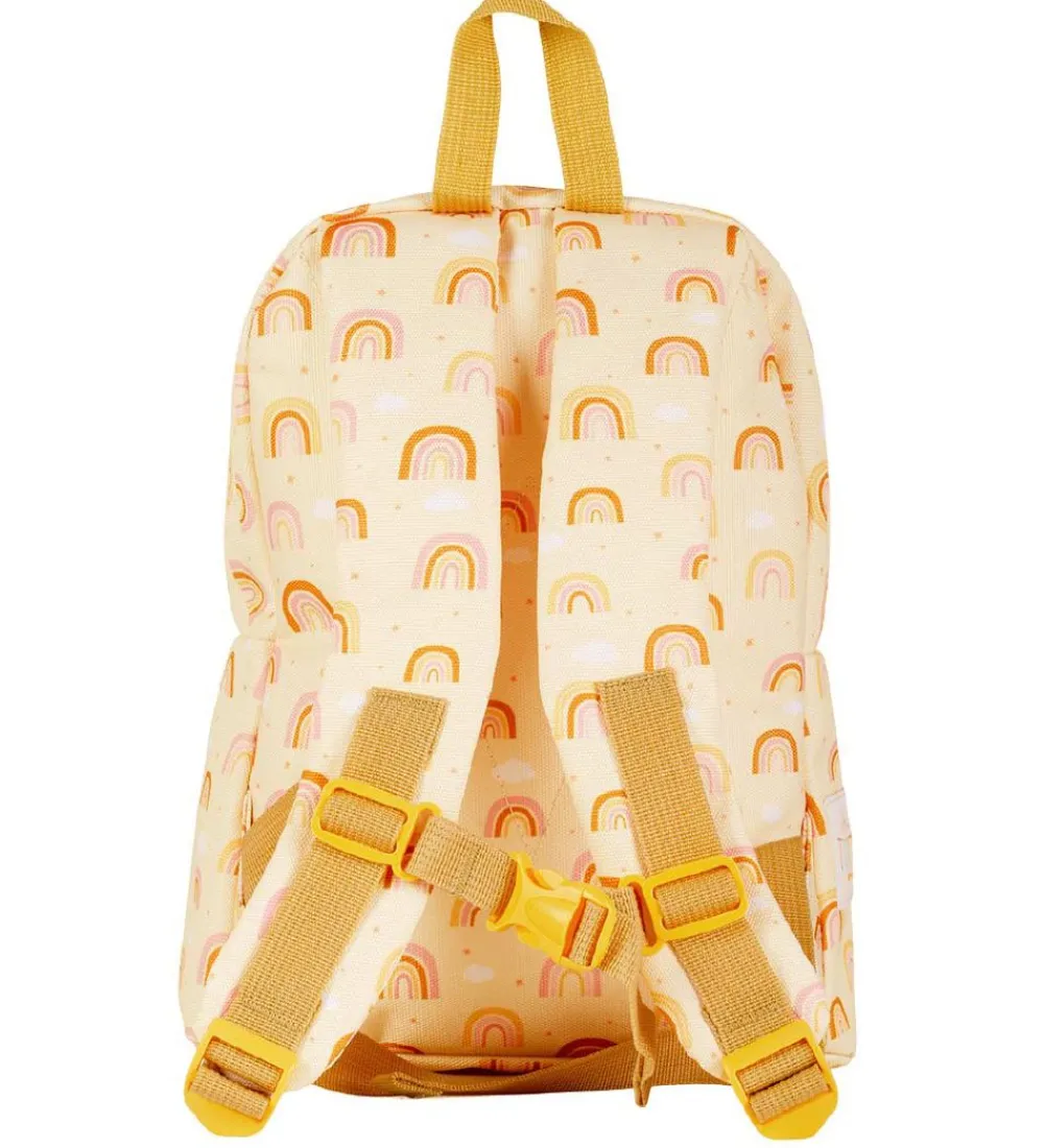 A Little Lovely Company Børnehavetasker*Børnehavetaske - Rainbows - Gul