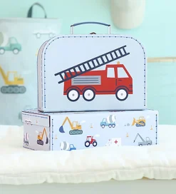 Rolleleg|Legekufferter-A Little Lovely Company Kuffertsæt - 2 stk. - 29x20/25,5x18 cm -