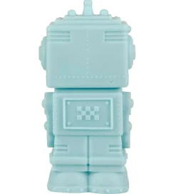 A Little Lovely Company Natlamper|Fritstående Lamper*Lampe - 14 cm - Robot - Smoky Blue