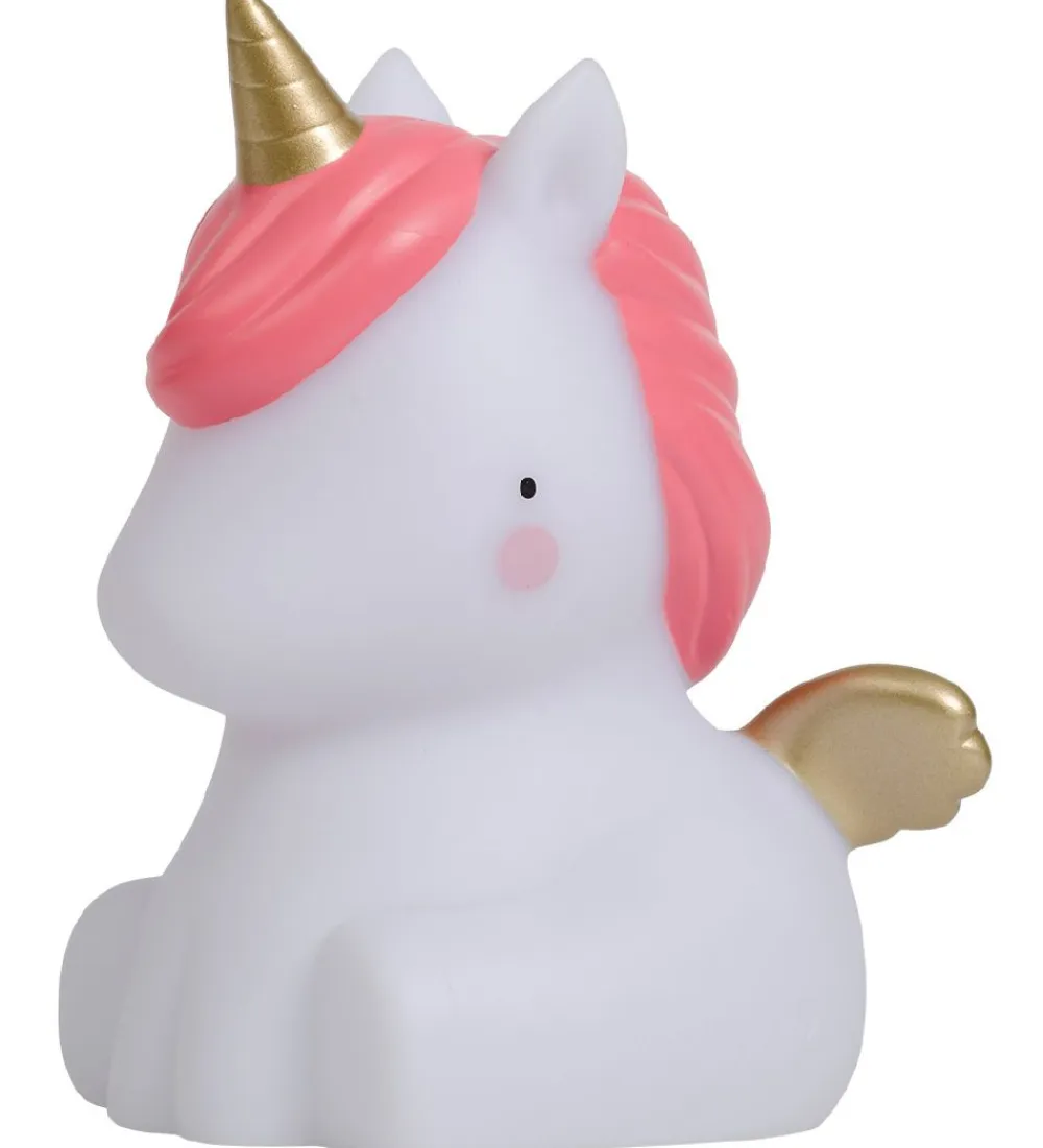 Natlamper|Fritstående Lamper-A Little Lovely Company Lampe - Limited Edition - 13cm - Unicorn