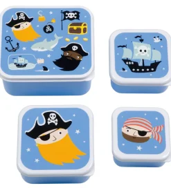 A Little Lovely Company Madkasser*Madkassesæt - 4 stk - Pirates