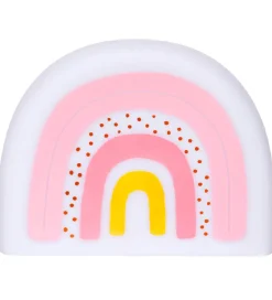 A Little Lovely Company Natlamper|Fritstående Lamper*Natlampe - 21 cm - Rainbow - Hvid/Rosa