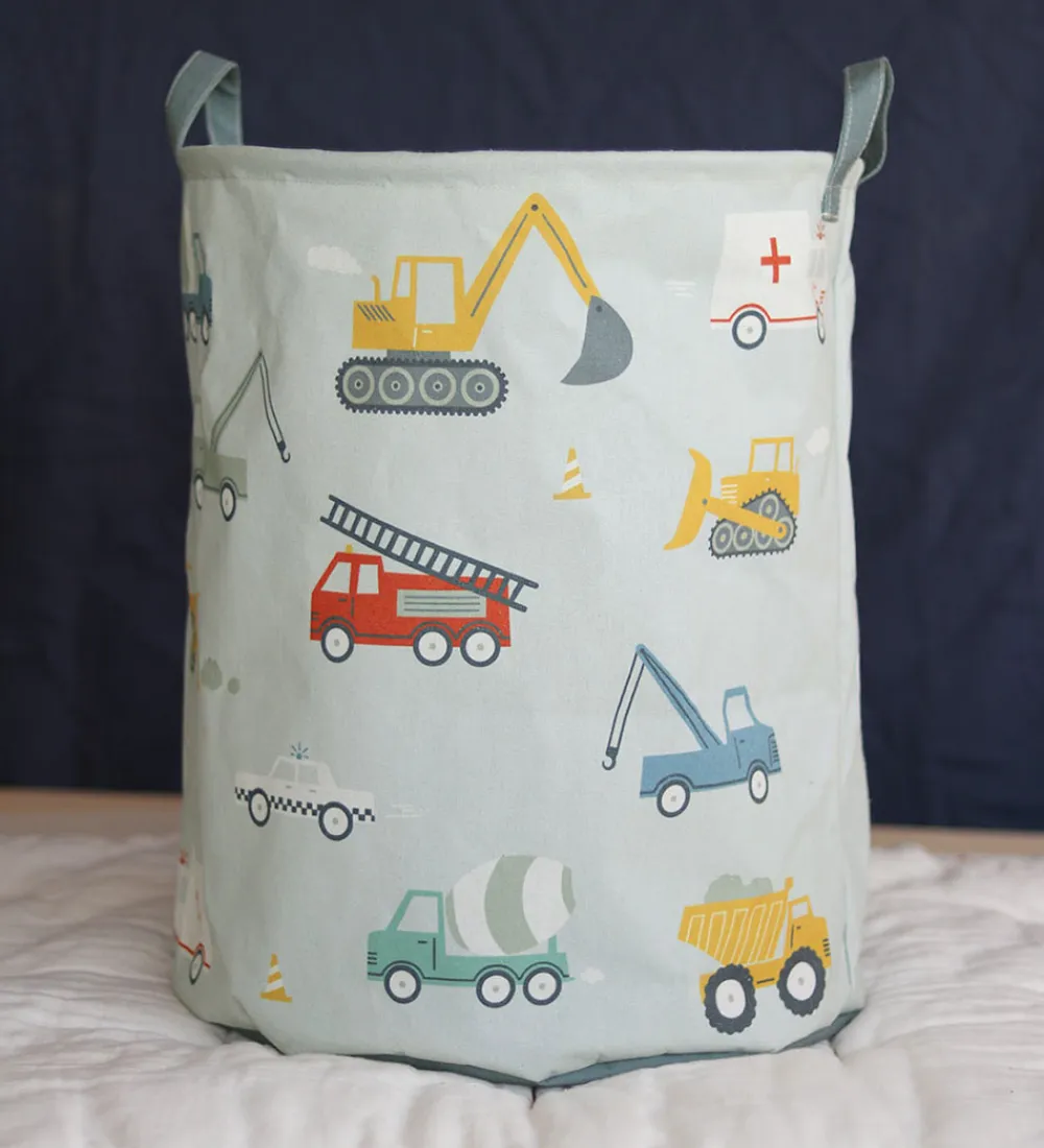 Kurve-A Little Lovely Company Opbevaringskurv - 40x50 cm - Vehicles