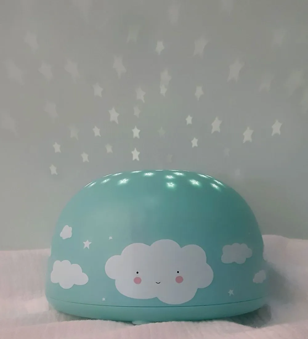 A Little Lovely Company Natlamper|Fritstående Lamper*Projektørlampe - 14x9 - Cloud