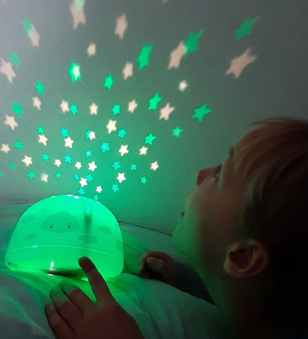 A Little Lovely Company Natlamper|Fritstående Lamper*Projektørlampe - 14x9 - Cloud