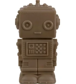 Sparegrise-A Little Lovely Company Sparegris - 16 cm - Robot - Ash Brown