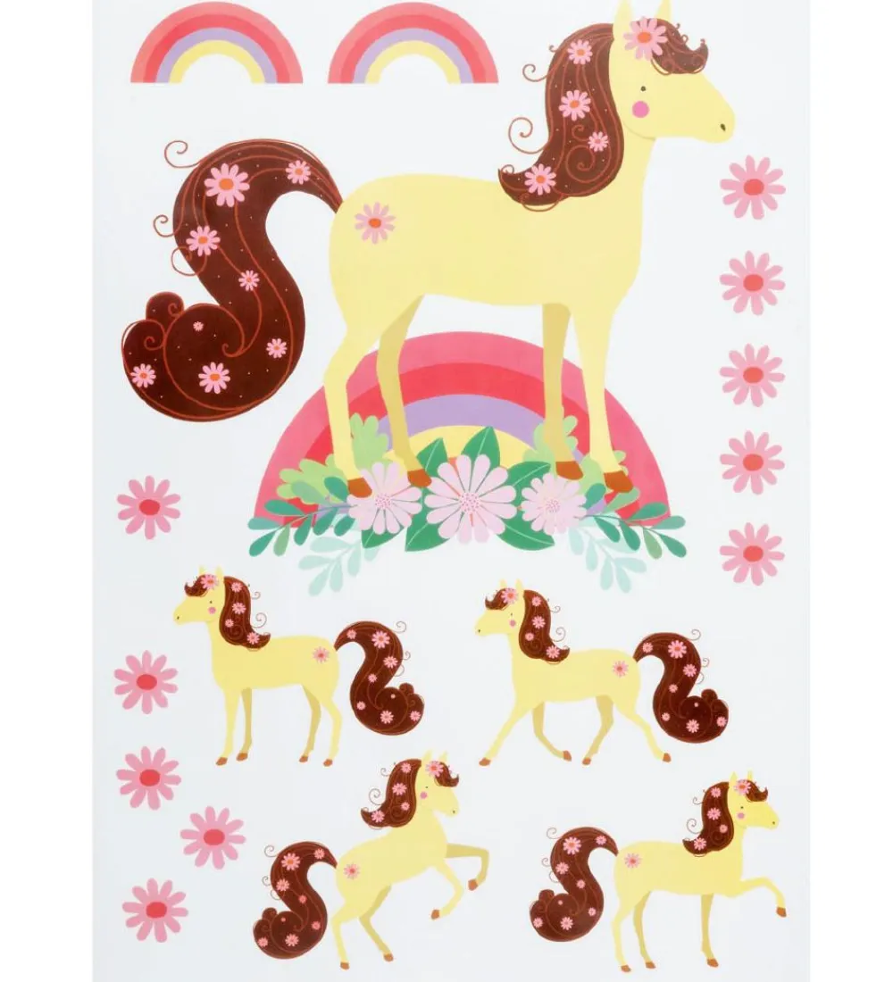 Wallsticker-A Little Lovely Company Wallstickers - 35x50 cm - Horse