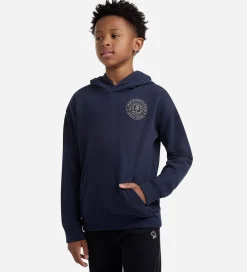 Abercrombie & Fitch Hættetrøjer*Hættetrøje - Navy Blazer m. Print