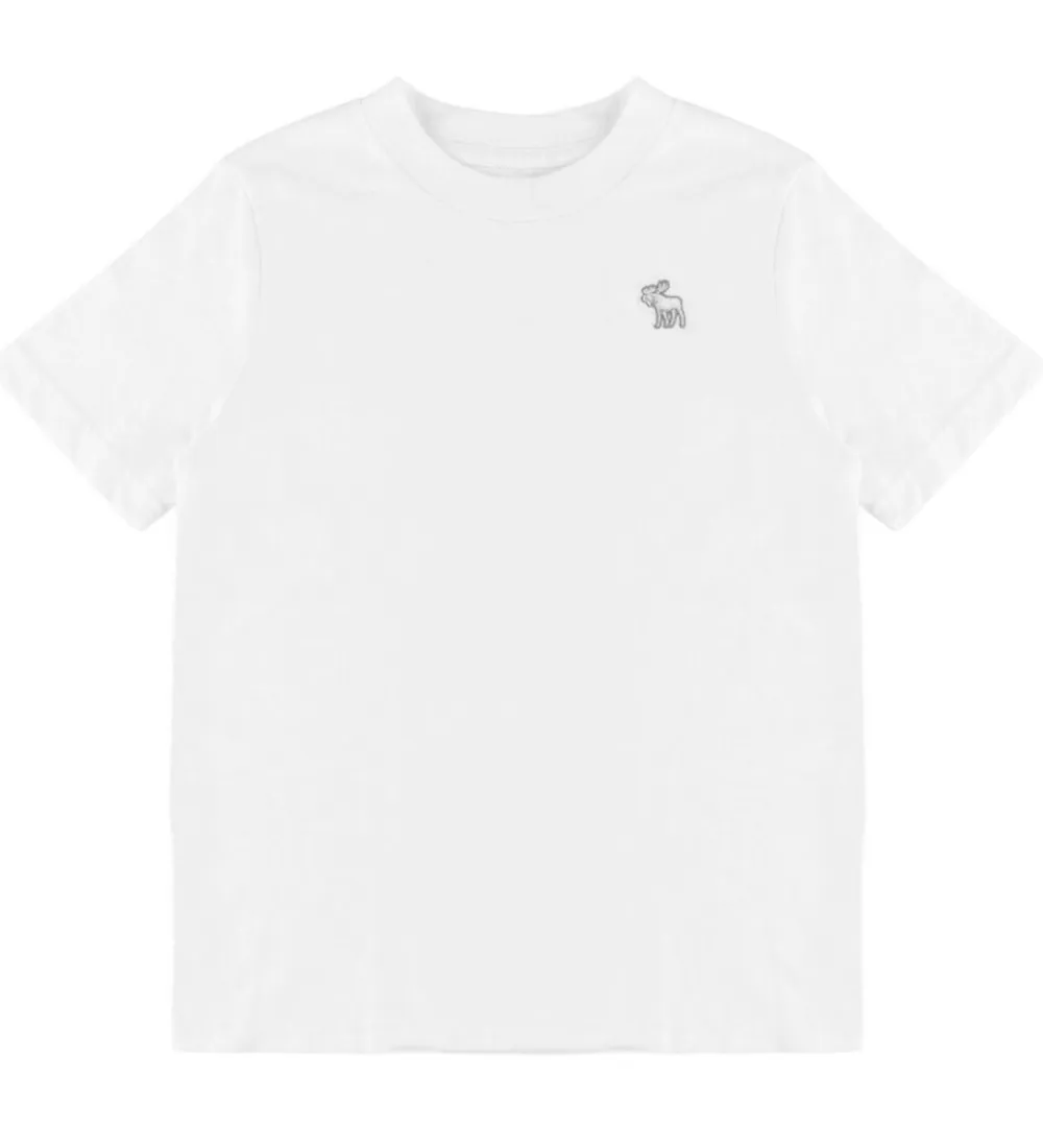 T-Shirts-Abercrombie & Fitch T-shirts - 3-pak - Navy Blazer/Hvid/Gråmeler