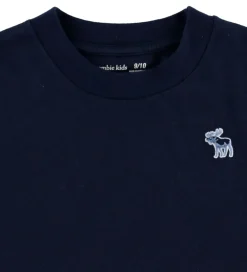 T-Shirts-Abercrombie & Fitch T-shirts - 3-pak - Navy Blazer/Hvid/Gråmeler