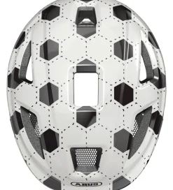 Børnesikkerhed|Cykelhjelme-Abus Cykelhjelm - Anuky 2.0 - White Football