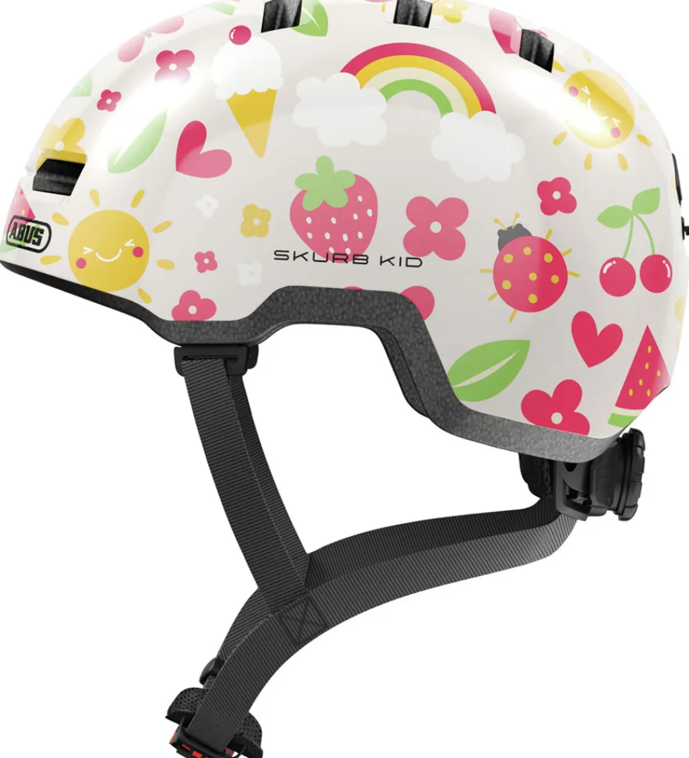 Børnesikkerhed|Cykelhjelme-Abus Cykelhjelm - Skurb Kid - Cream Summer