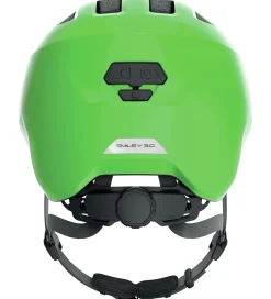 Børnesikkerhed|Cykelhjelme-Abus Cykelhjelm - Smiley 3.0 - Shiny Green