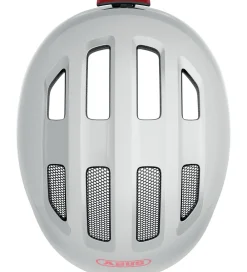 Børnesikkerhed|Cykelhjelme-Abus Cykelhjelm - Smiley 3.0 Ace Led - Shiny White