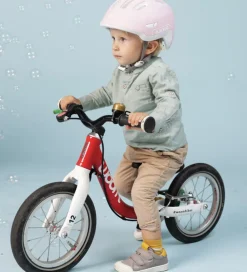 Abus Børnesikkerhed|Cykelhjelme*Cykelhjelm - Smiley 3.0 Ace Led - Pure Rose