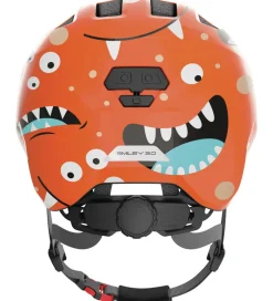 Abus Børnesikkerhed|Cykelhjelme*Cykelhjelm - Smiley 3.0 - Orange Monster