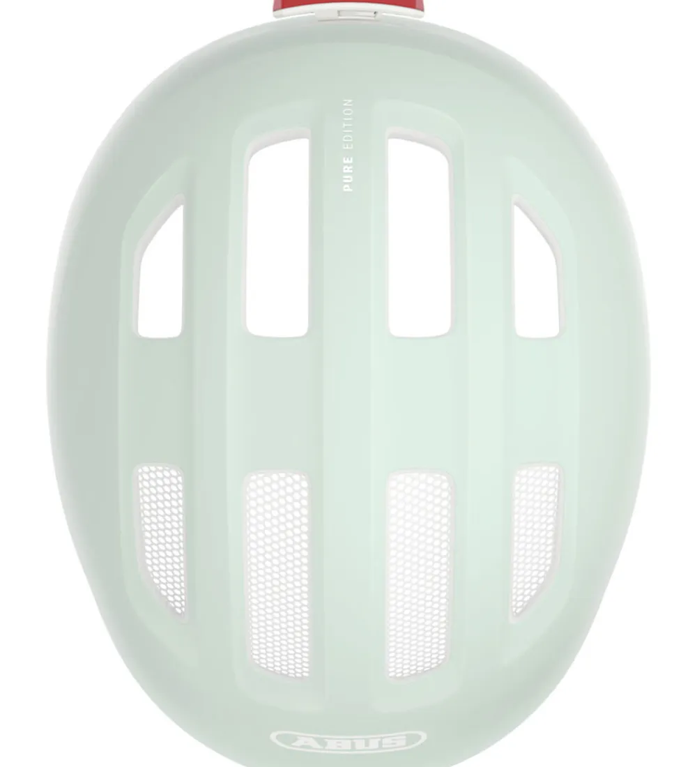 Børnesikkerhed|Cykelhjelme-Abus Cykelhjelm - Smiley 3.0 Ace Led - Pure Mint