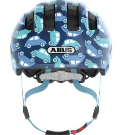 Abus Børnesikkerhed|Cykelhjelme*Cykelhjelm - Smiley 3.0 Led - Blue Car