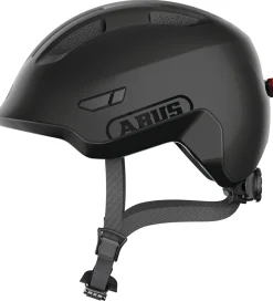 Abus Børnesikkerhed|Cykelhjelme*Cykelhjelm - Smiley 3.0 Ace Led - Velvet Black