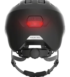 Abus Børnesikkerhed|Cykelhjelme*Cykelhjelm - Smiley 3.0 Ace Led - Velvet Black