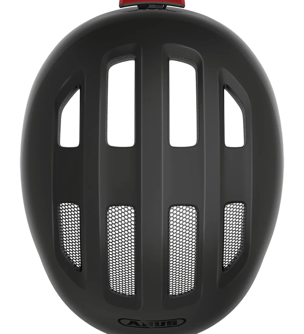 Abus Børnesikkerhed|Cykelhjelme*Cykelhjelm - Smiley 3.0 Ace Led - Velvet Black