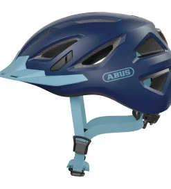 Børnesikkerhed|Beskyttelsesudstyr-Abus Cykelhjelm - Urban-I 3.0 - Core Blue