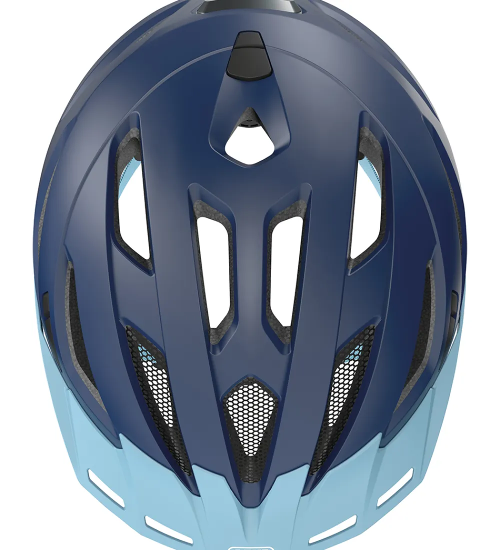 Børnesikkerhed|Beskyttelsesudstyr-Abus Cykelhjelm - Urban-I 3.0 - Core Blue