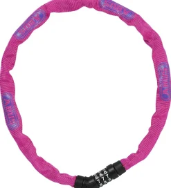 Abus Cykellåse|Cykellåse*Kædelås - 4804C - 75 cm - Pink