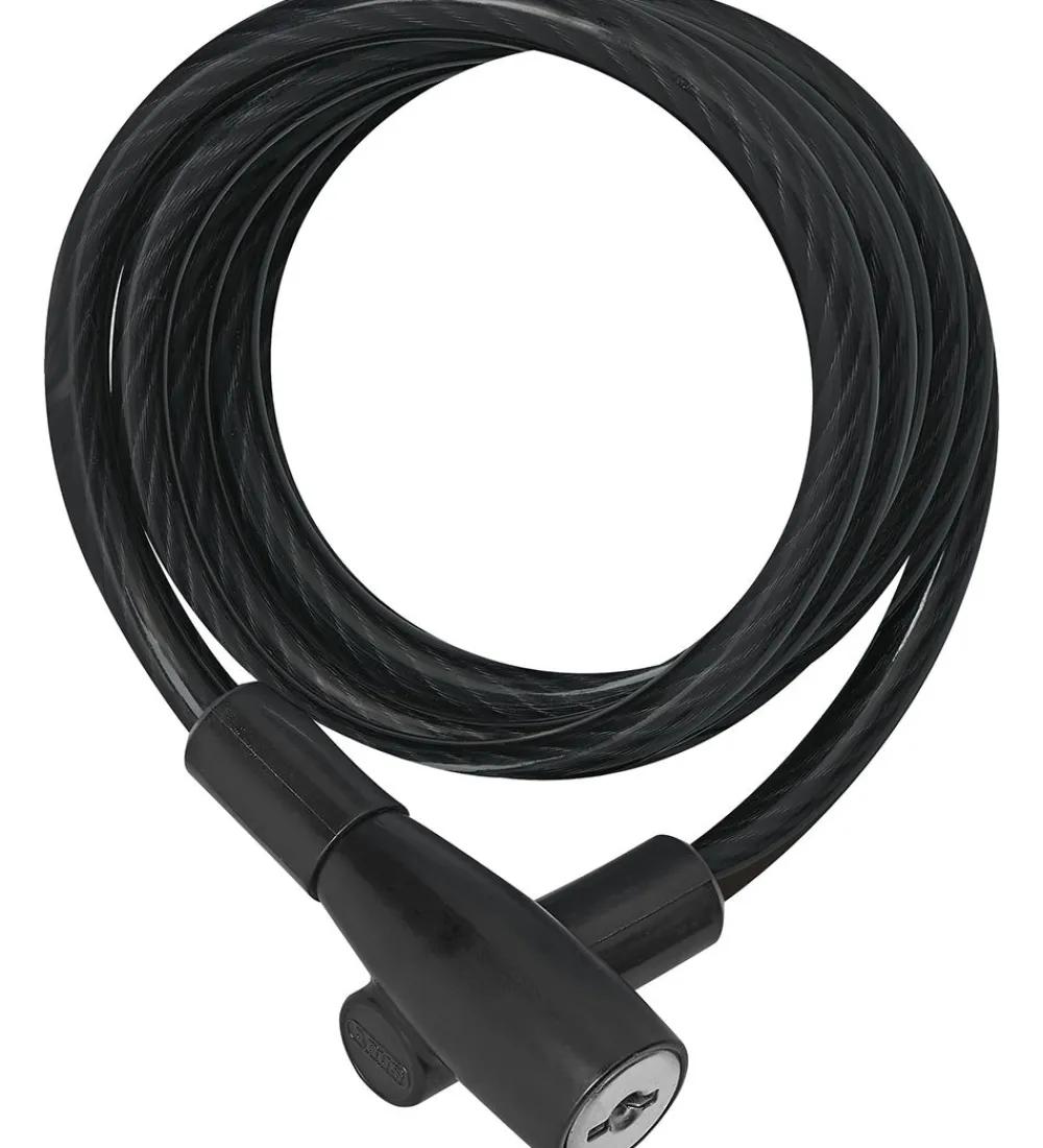 Abus Cykellåse|Cykellåse*Spirallås 3506K - 120 cm - Sort