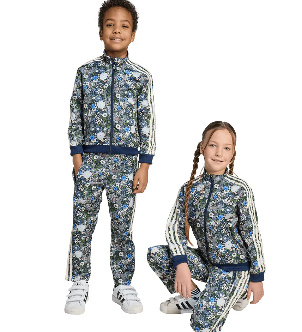 Træningssæt|Træning Og Gymnastik-adidas Originals adidas Orginals Træningssæt - Firebird - Night Indigo/Multifarve