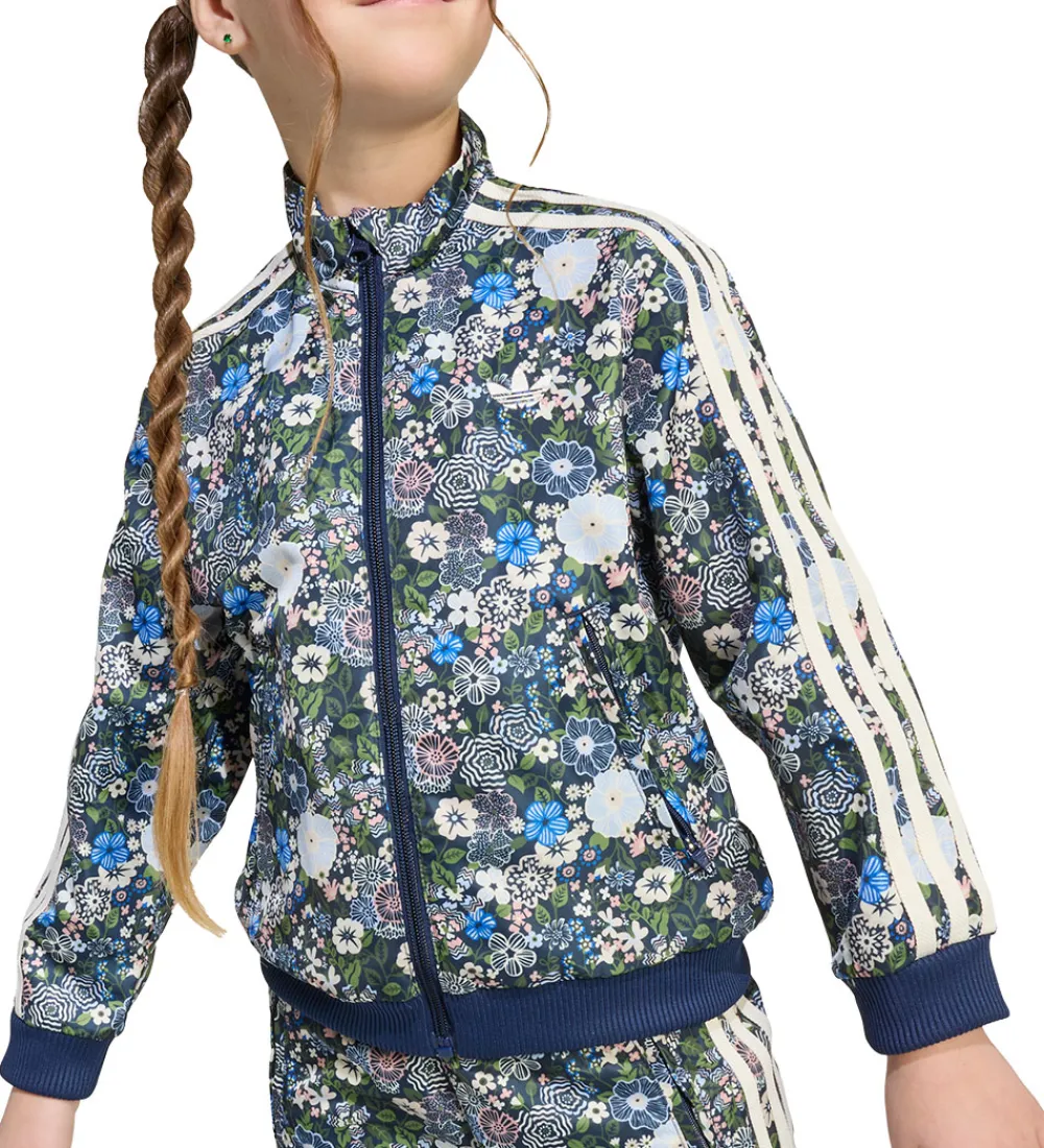 Træningssæt|Træning Og Gymnastik-adidas Originals adidas Orginals Træningssæt - Firebird - Night Indigo/Multifarve