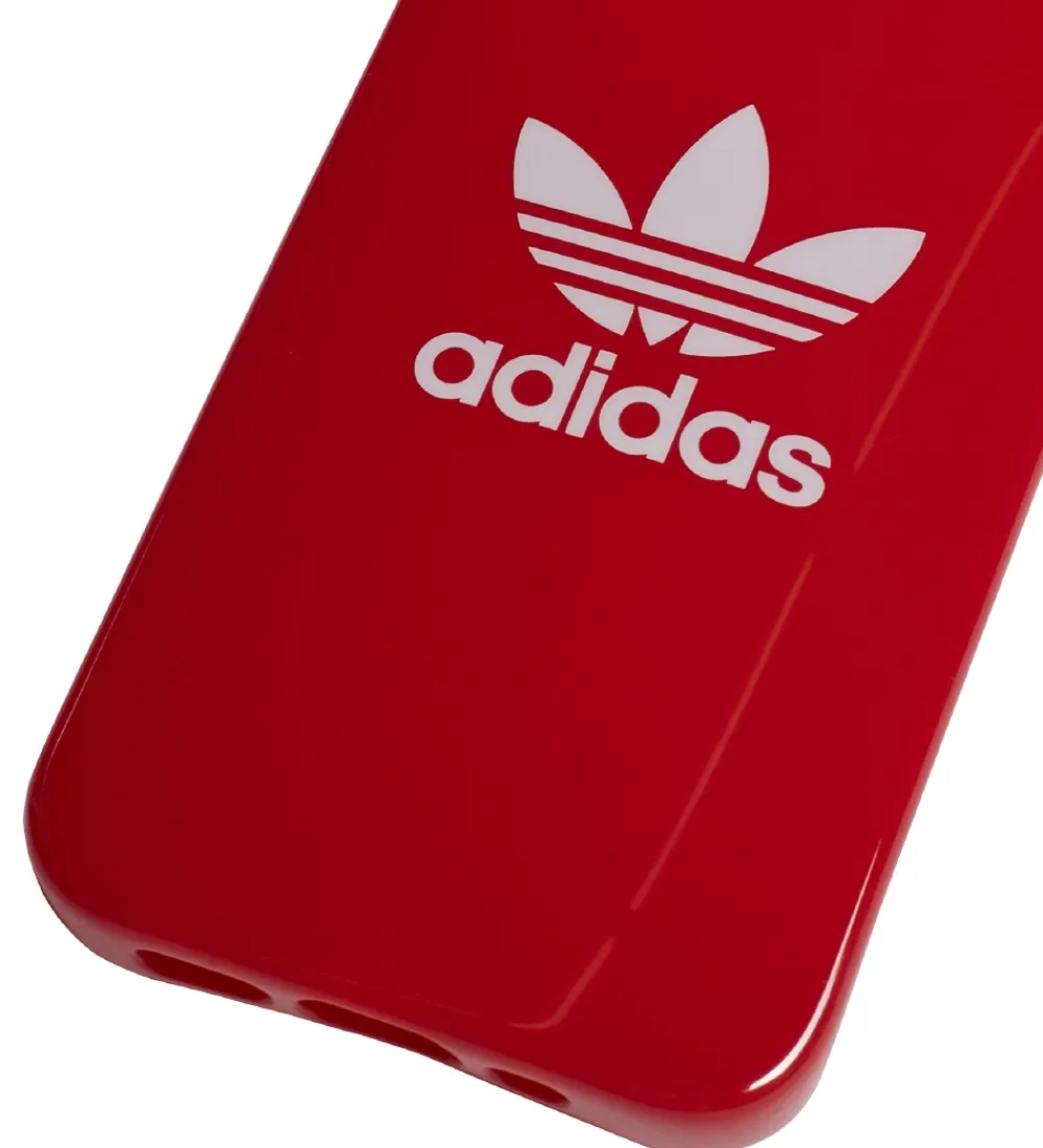 Mobilcovers-adidas Originals Cover - iPhone 12 Mini - Scarlet m. Logo