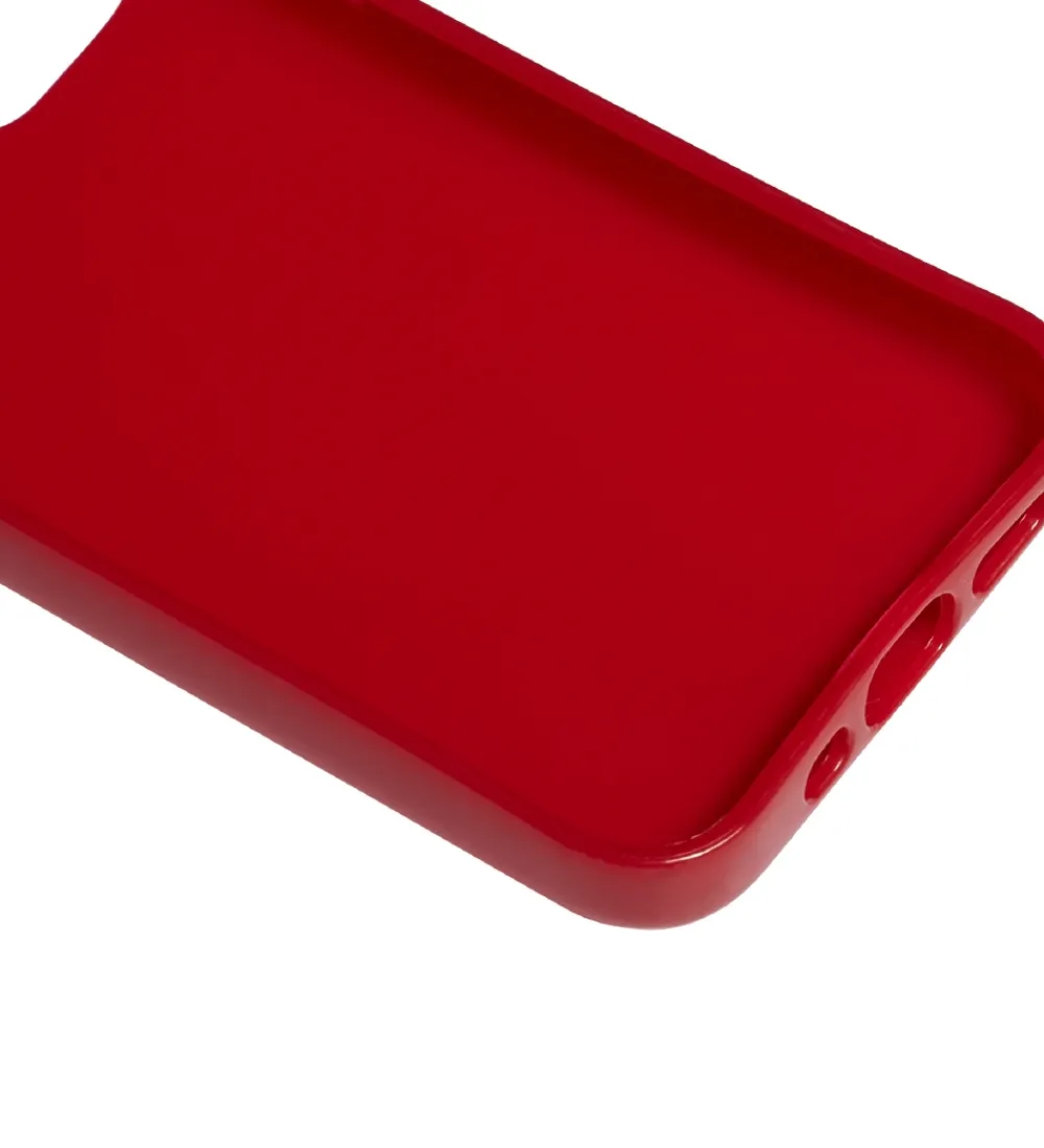 Mobilcovers-adidas Originals Cover - iPhone 12 Mini - Scarlet m. Logo