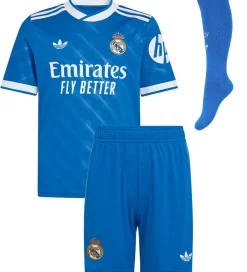 adidas Originals Fodboldtrøjer|Fodboldshorts*Fodboldsæt - Real Madrid 25/26 3. Sæt - Blue
