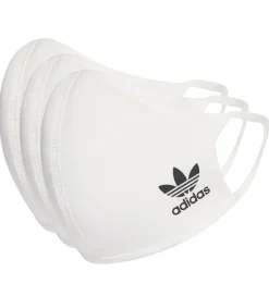 Mundbind-adidas Originals Mundbind - 3-pak - Hvid m. Logo