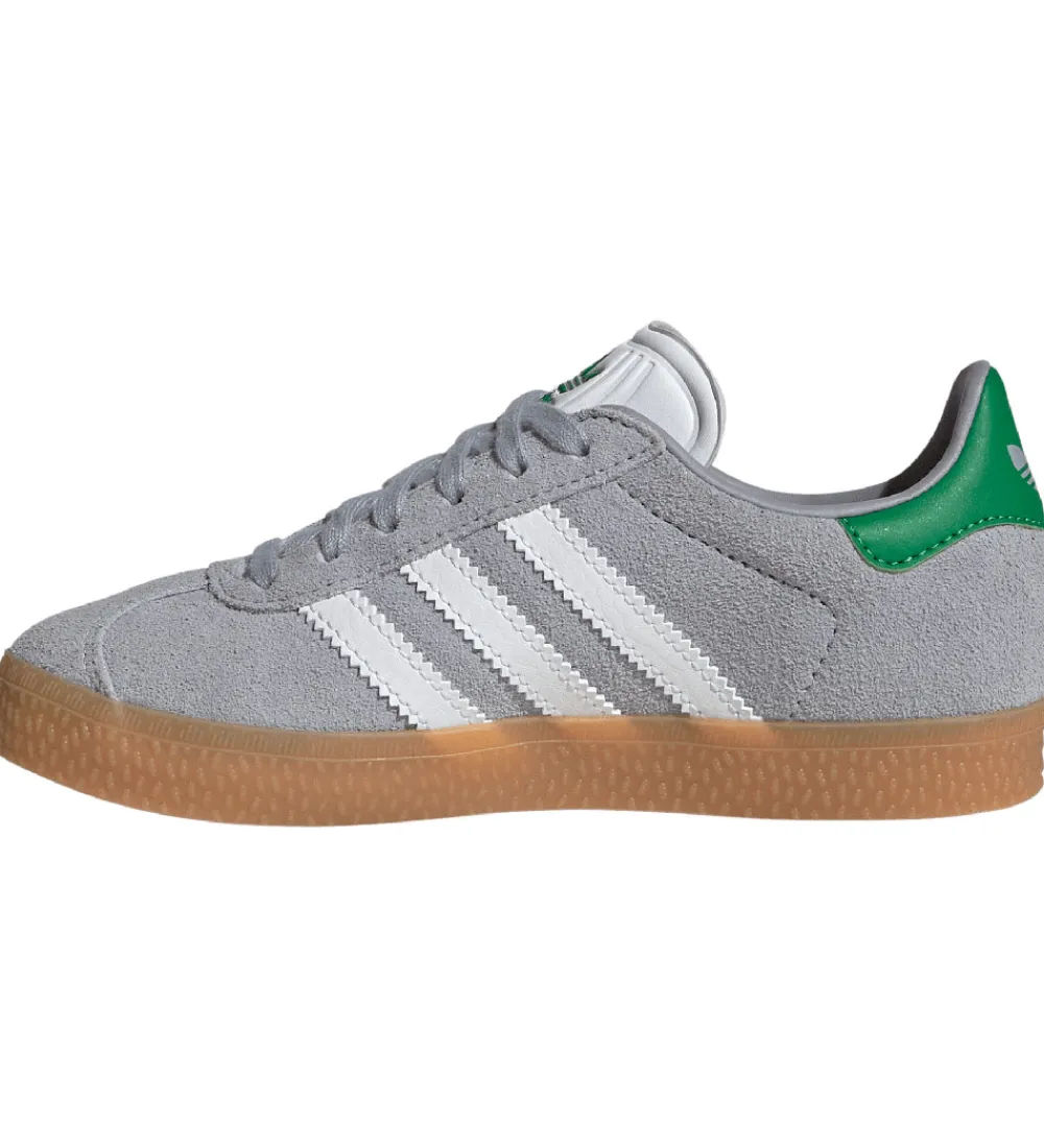 Sneakers-adidas Originals Sko - Gazelle C - HALSIL/FTWWHT/GREEN