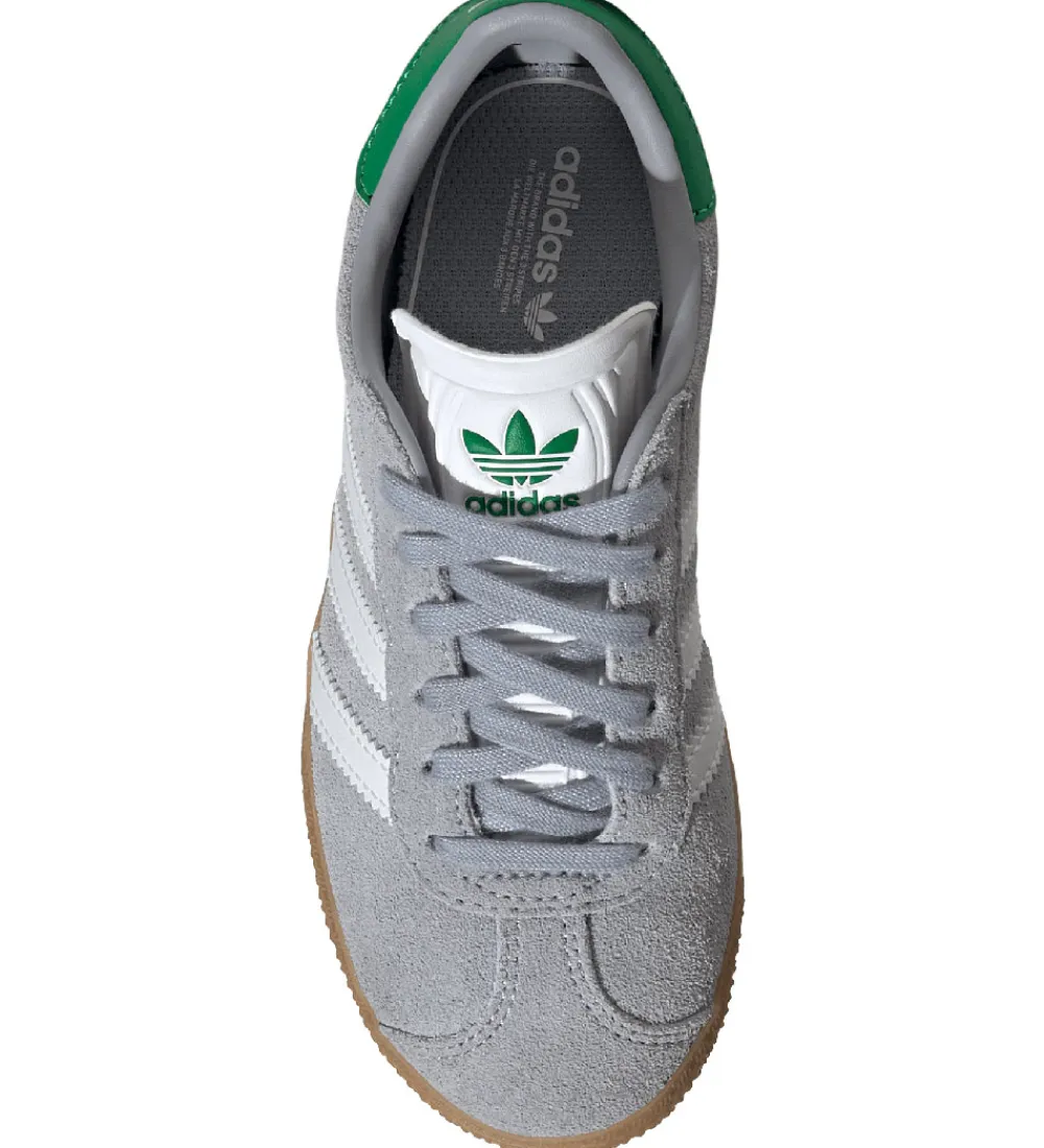 Sneakers-adidas Originals Sko - Gazelle C - HALSIL/FTWWHT/GREEN