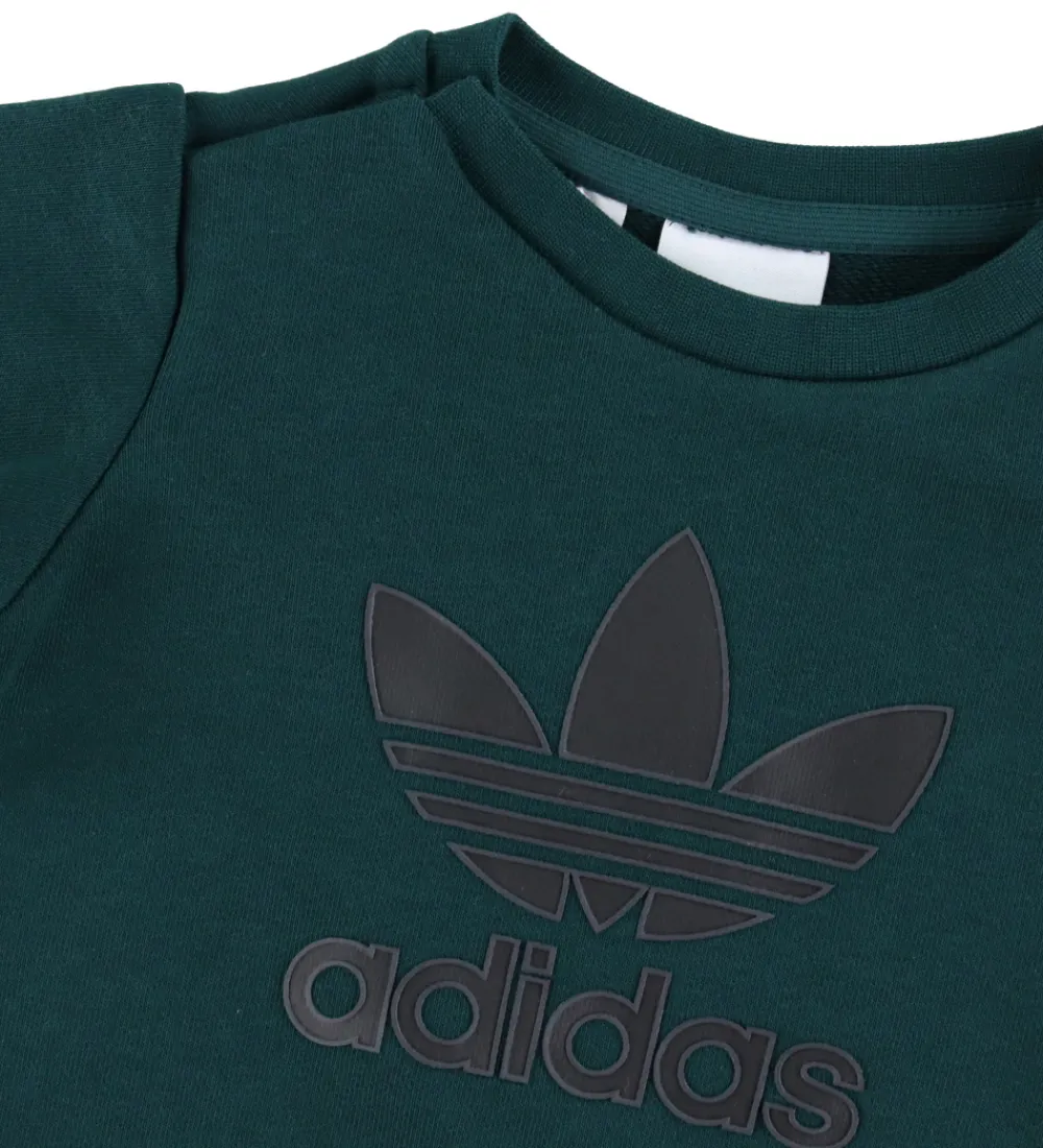 adidas Originals Sweatshirts*Sweatsæt - Crew - Aurivy/Black