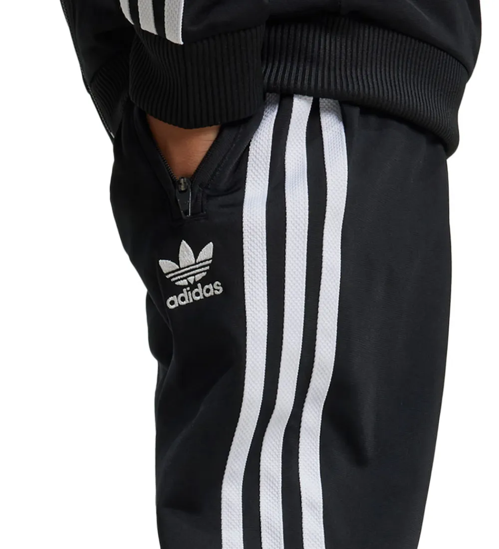 Træningssæt-adidas Originals Træningssæt - Firebird - Black