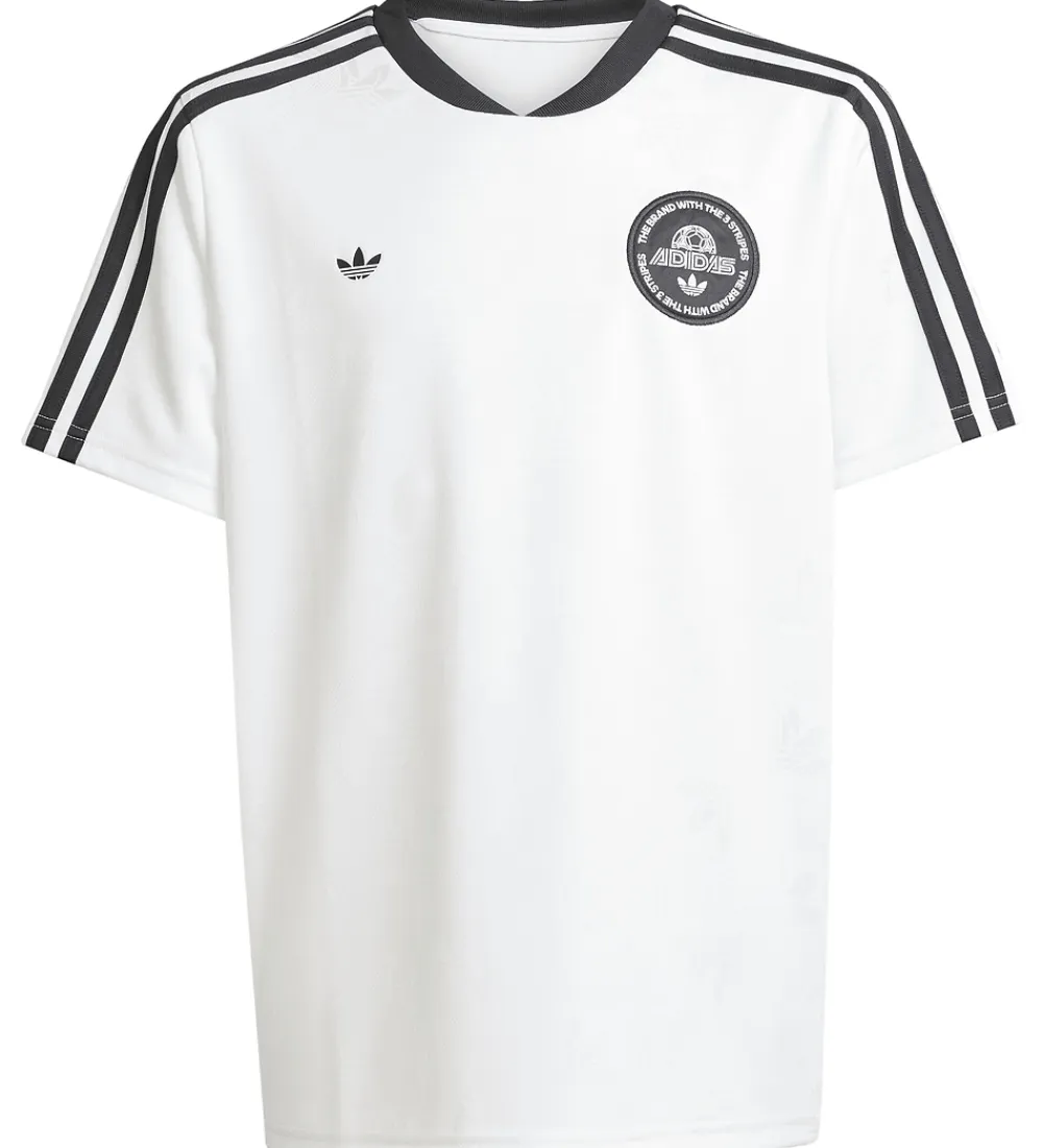 adidas Originals T-Shirts Og Toppe|Træning Og Gymnastik*T-Shirt - Hvid m. Sort