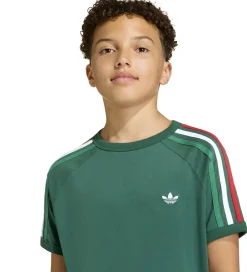 adidas Originals Pigetøj|Drengetøj*T-shirt - 3S - Drkgrn/White