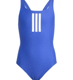 Badetøj-adidas Performance Badedragt - 3S Mid Suit Gy - Selubl/White
