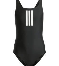 Basis-adidas Performance Badedragt - 3S MID SUIT GY - Sort/Hvid