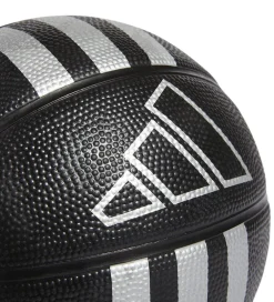 adidas Performance Bolde*Basketbold - Str. 3 - Mini - Sort/Sølv