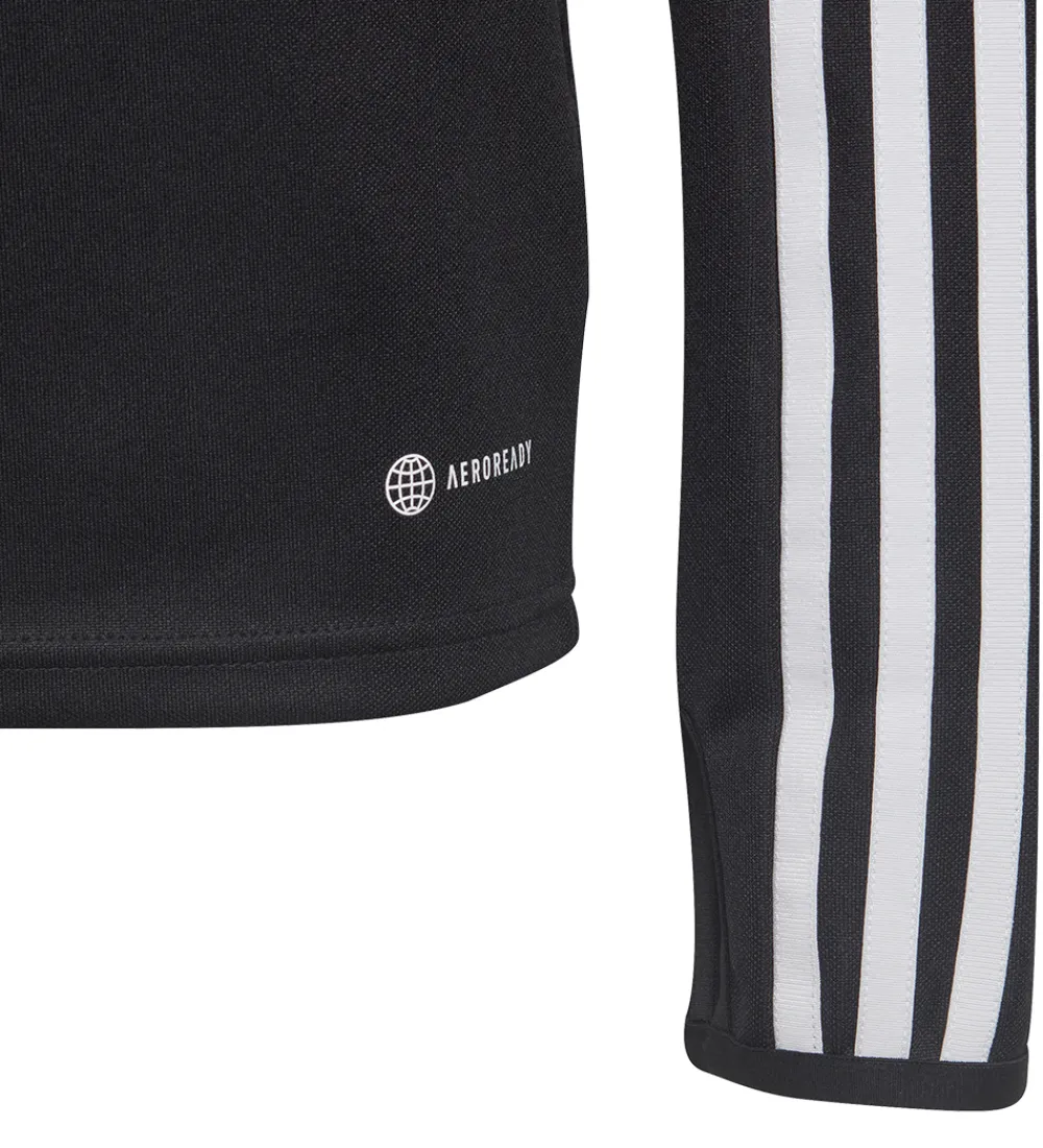 T-Shirts Og Toppe-adidas Performance Bluse - Tiro 23 Leauge - Sort/Hvid m. Lynlås