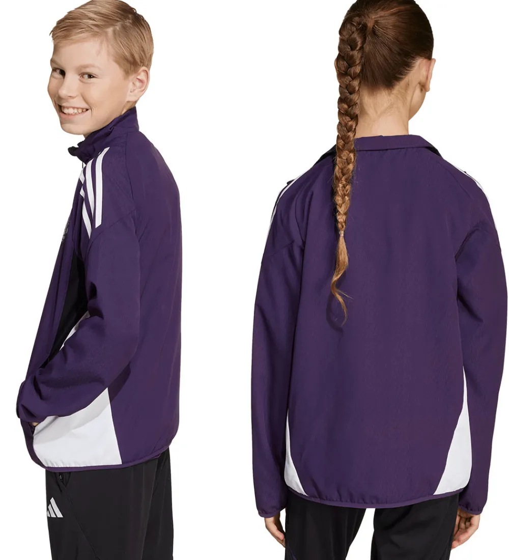 Fodbold-adidas Performance Cardigan - Manchester United - Aurora Plum/Hv