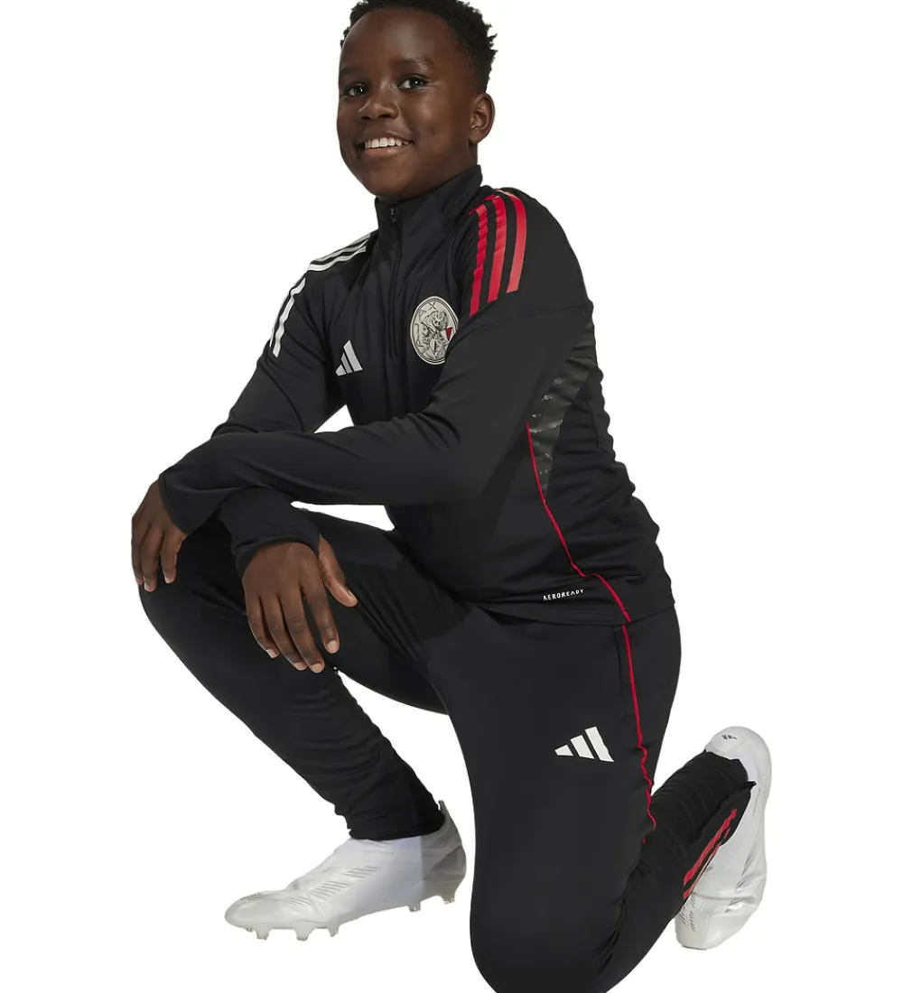 Fodboldtrøjer-adidas Performance Fodboldtrøje - AJAX TR TOP Y - BLACK/WHITE/BO