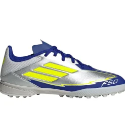 Fodboldstøvler - Grus (Tf)-adidas Performance fodboldstøvler - F50 League TF J Messi - Silv