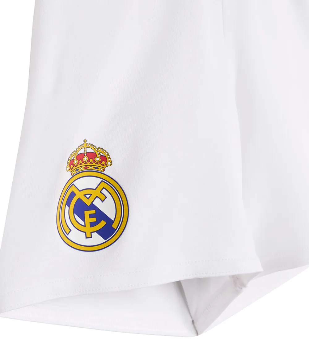 Fodboldtrøjer|Fodboldshorts-adidas Performance Fodboldsæt - Real Madrid - Hvid m. Logo