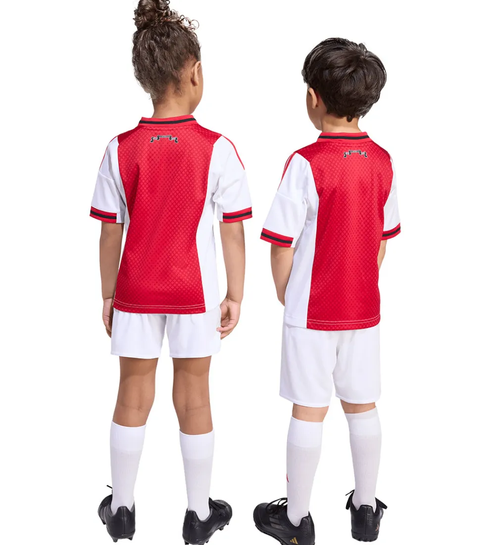 Fodboldshorts|Fodbold-adidas Performance Fodboldsæt - AJAX H MINI - Hvid/Rød